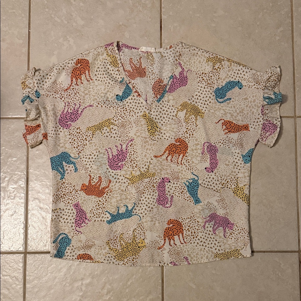 Entro Multicolor Patterned Blouse